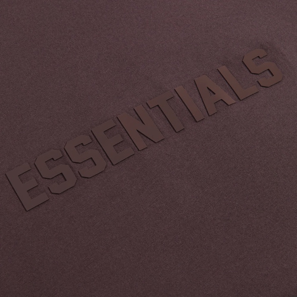 ESSENTIALS Plum Crewneck Long Sleeve Tee - Picture 10 of 12